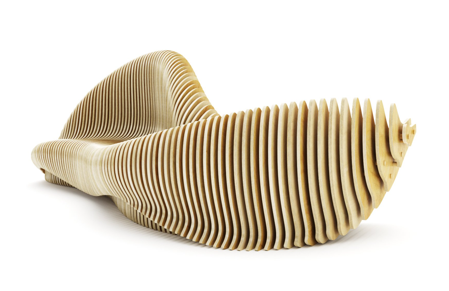 Terraform Design — Wave Custom Parametric Bench
